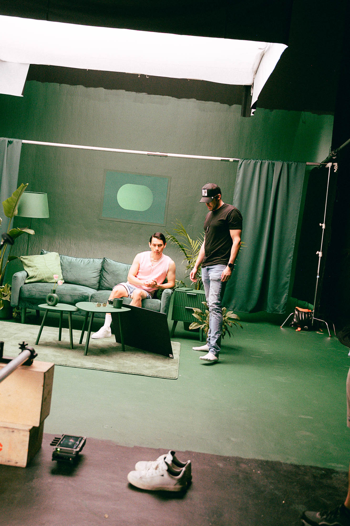 Behind the scenes of corporate brand video production