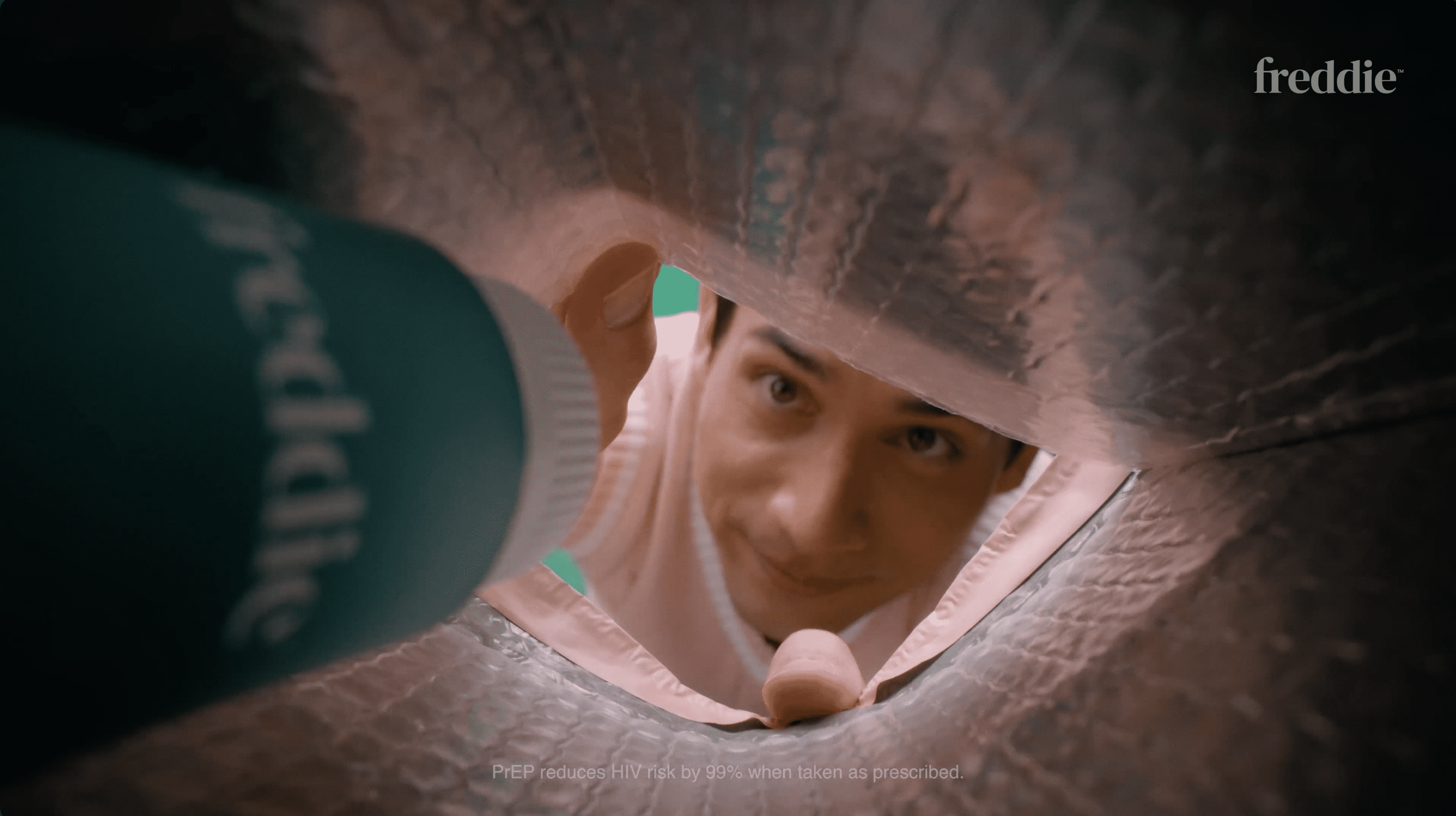 Frame from Viva Media's Freddie social video project